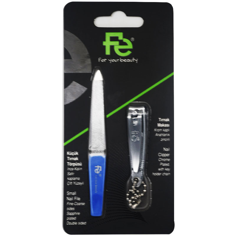 Fe Nail Clipper + Small Nail File/Fepi041 image number 0