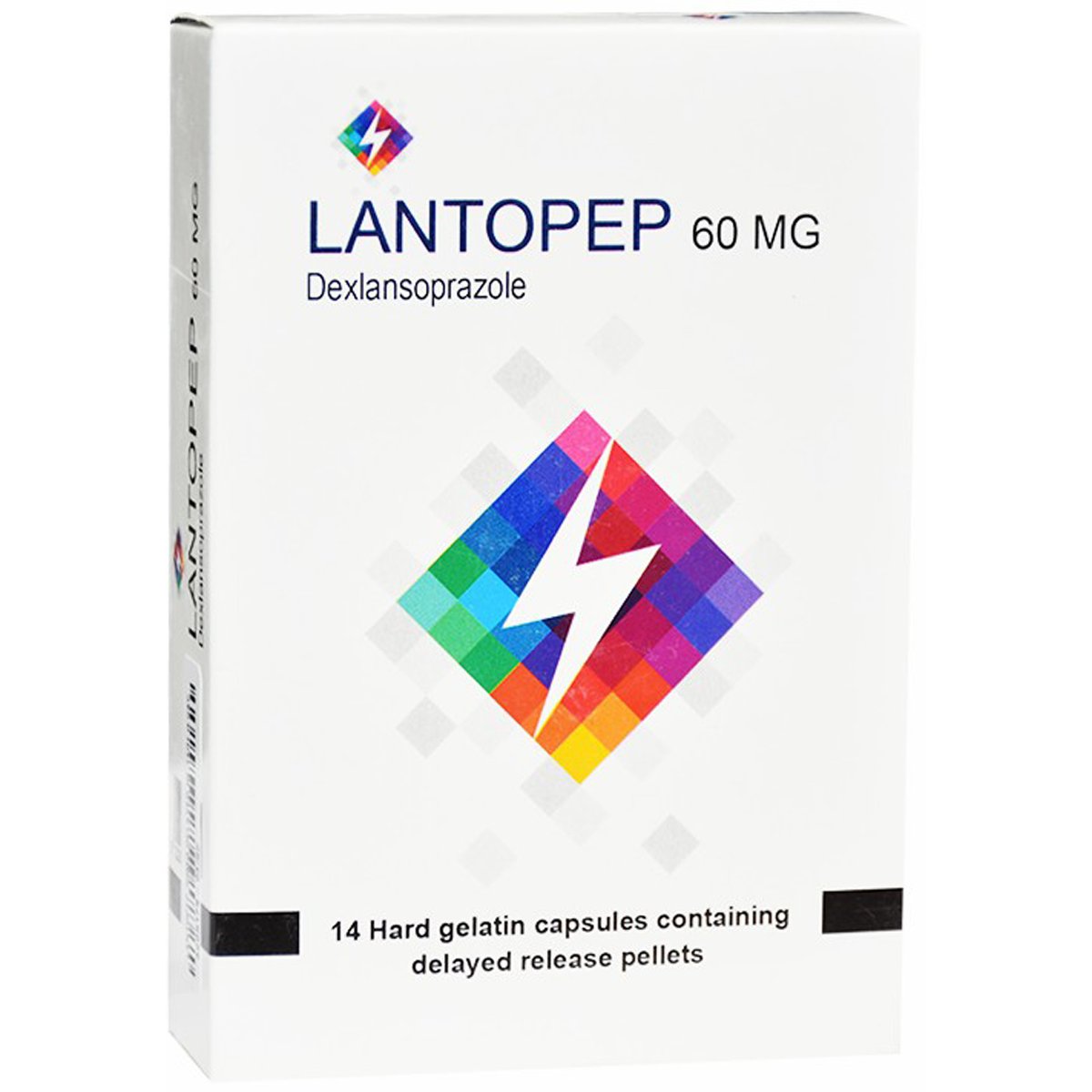 Lantopep 60mg Delayed Release 14 Hard Gel Capsules image number 0