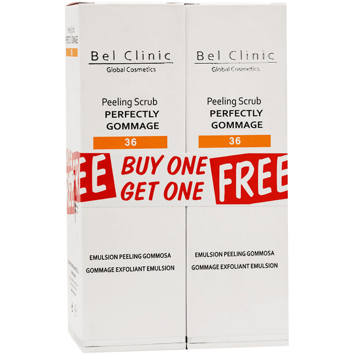 Belclinic Peeling Scrub Cream 2X200ml (Offer Pack) image number 0