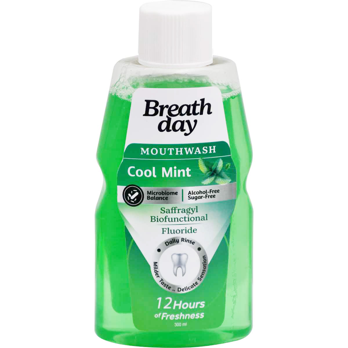 Breath Day Cool Mint Mouthwash 300ml image number 0