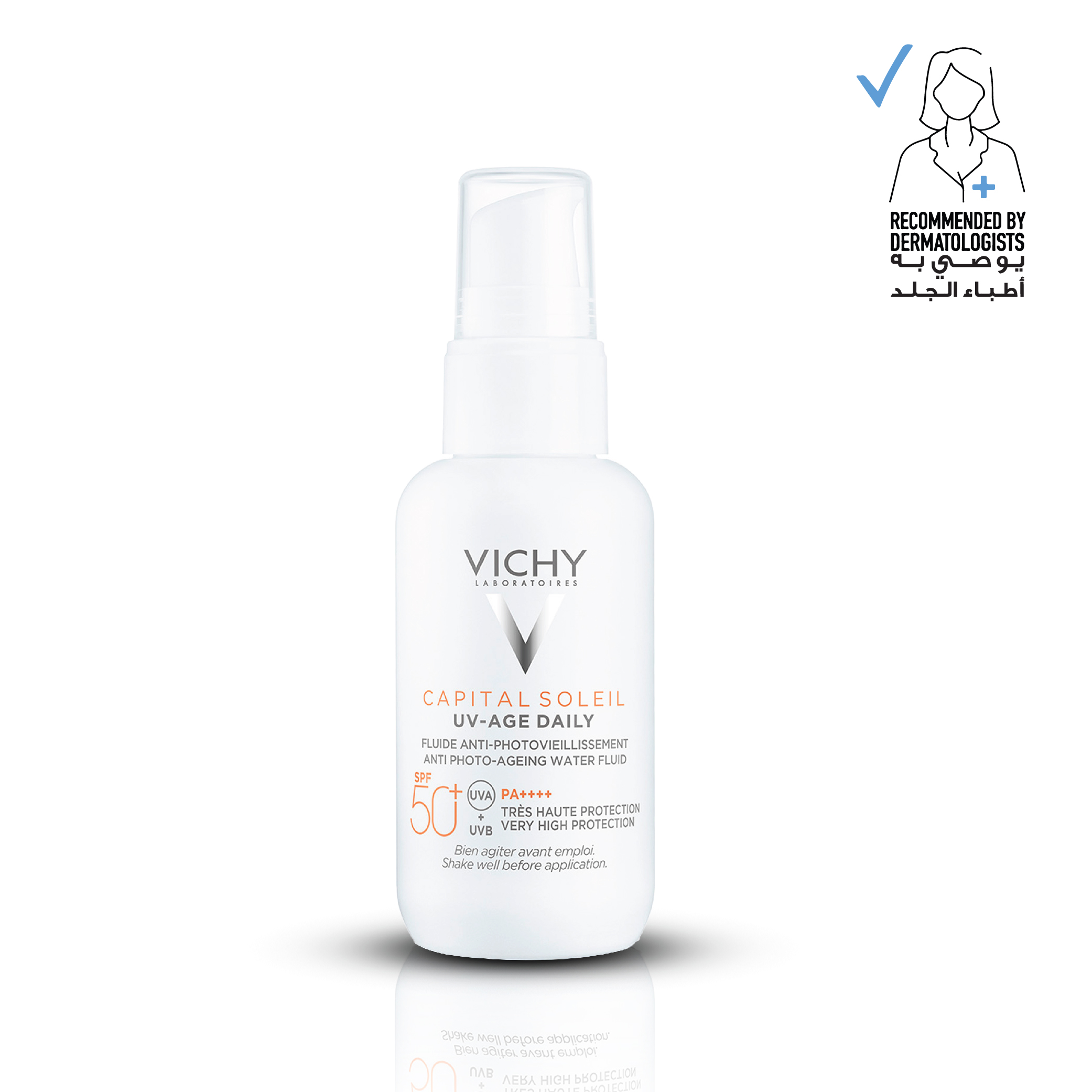 Vichy Capital Soleil (50+) Anti Photo Ageing Water Fluid 40ml image number 0
