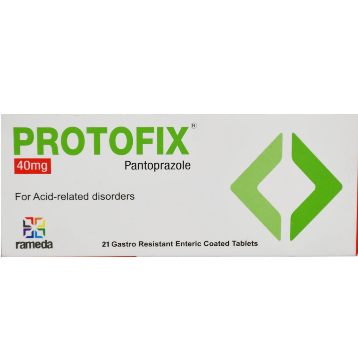 Protofix 40mg 21 Enteric Coated Tablets image number 0