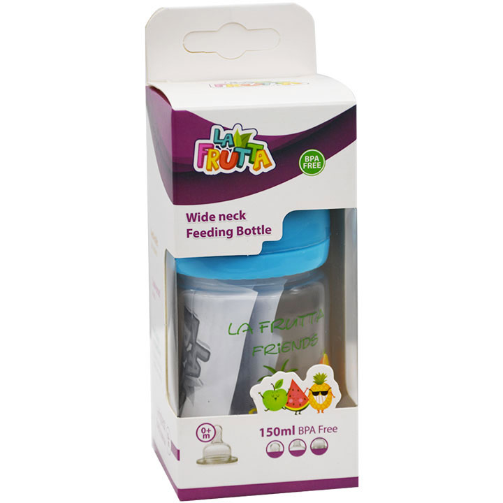 La Frutta Wide Neck Feeding Bottle (0+ Month) 150ml/22050 image number 0