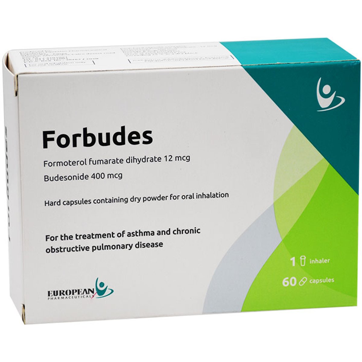 Forbudes (12mcg + 400mcg) 60Oral Inhaler Capsules + 1 Inhaler image number 0