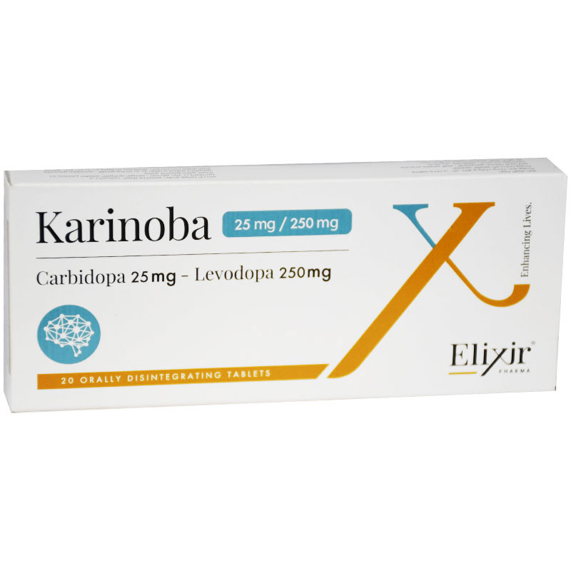Karinoba 25mg/250mg 20 Oral Disintegrating Tablets image number 0