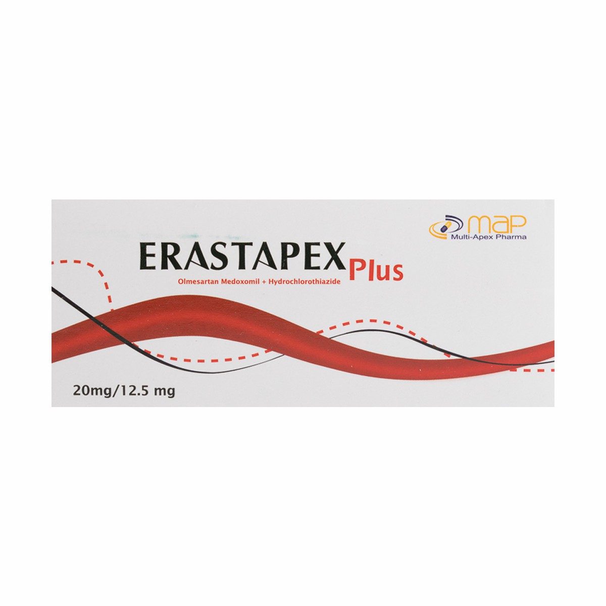 Erastapex Plus 20/12.5mg 30 Tablets image number 0