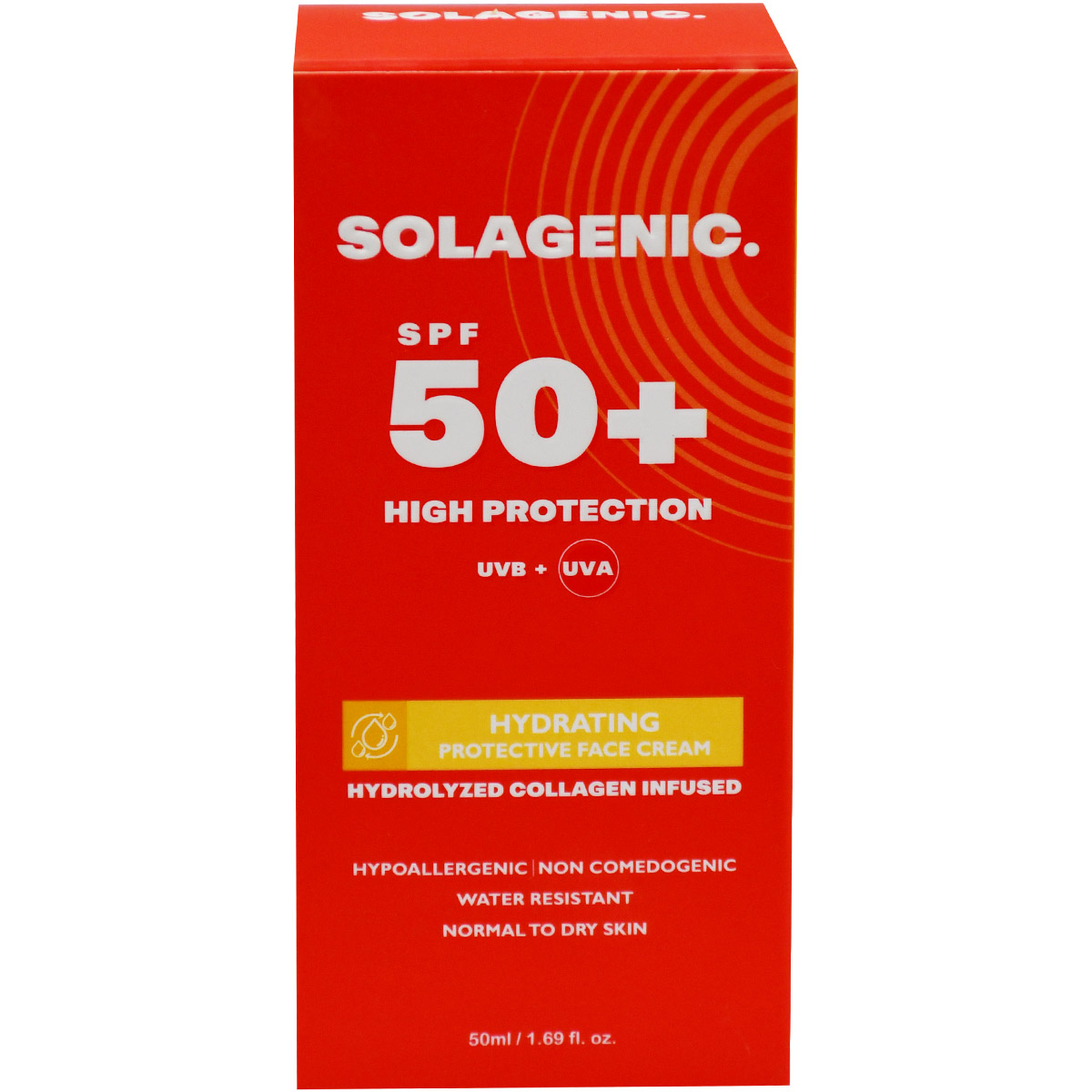 Solagenic Hydrating Protective Face Cream SPF(50+) 50 ml image number 0