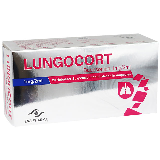 Lungocort Nebulizer Suspension for Inhalation 1mg/2ml 20 Ampoules image number 0