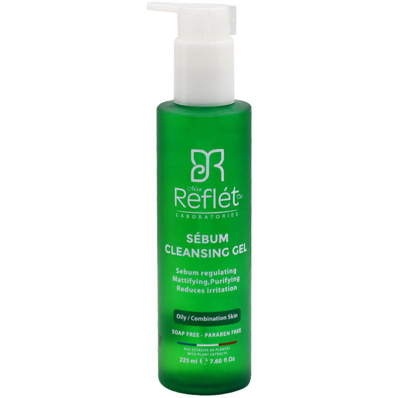 Max Reflet Sebum Cleansing Gel for Oily Skin 225ml image number 0