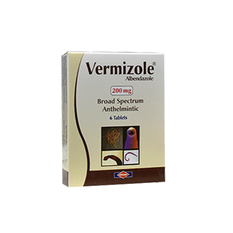 Vermizole 200mg 6 Tablets image number 0
