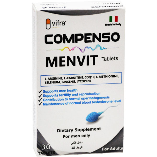 Compenso Menvit for Men 30 Tablets image number 0