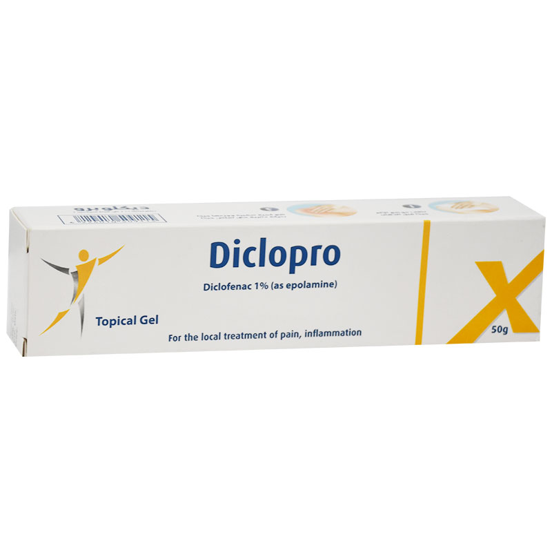 Diclopro 1% Topical Gel 50gm image number 0