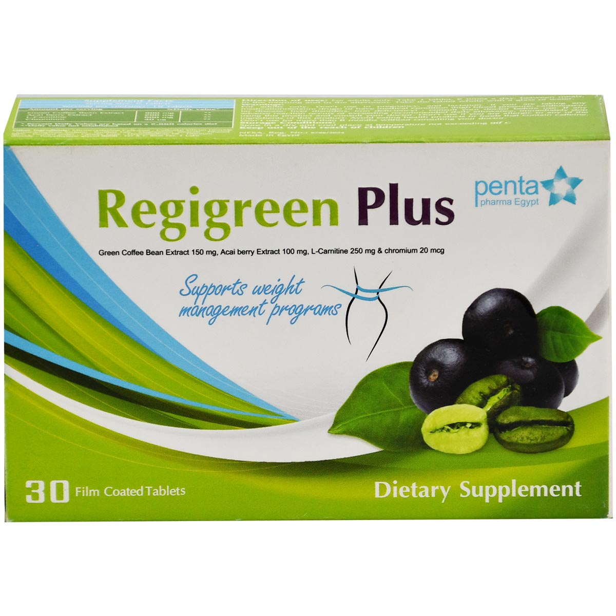 Regigreen Plus 30 Film Coated Tablets image number 0