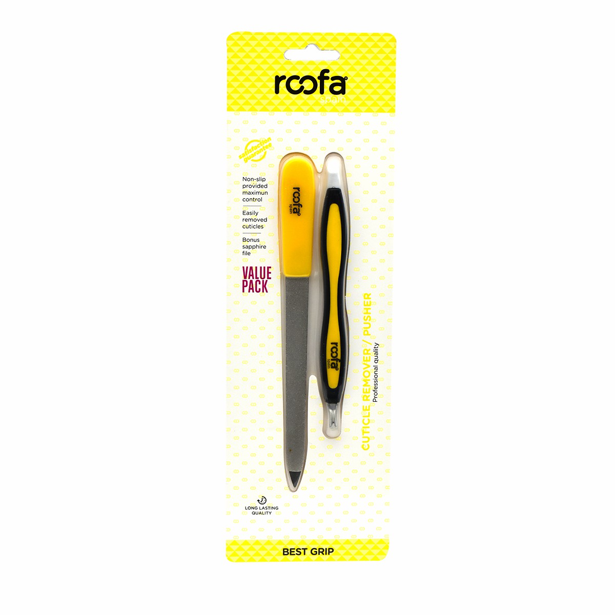 Roofa Grip Cuticle Remover + File/007Bg image number 0