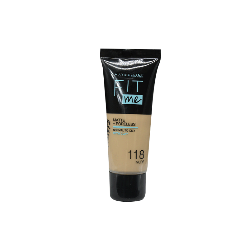 Maybelline Fit Me Matte + Poreless Liquid Foundation /118 Light Beige image number 0