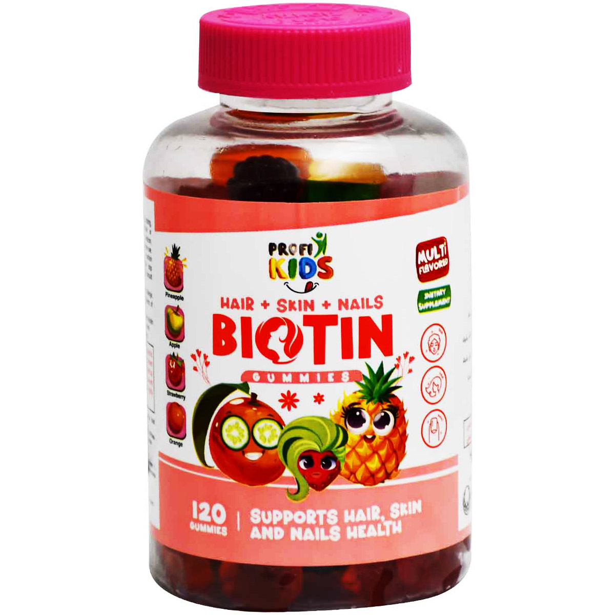 Profi Kids Biotin Multi Flavor 120 Gummis image number 0