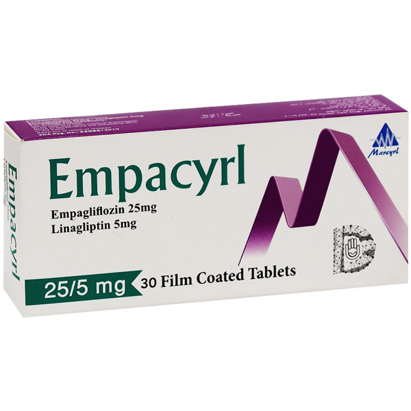 Empacyrl 25mg/5mg 30 Film Coated Tablets image number 0