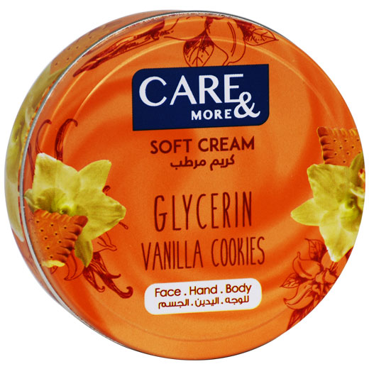 Care & More Glycerin Vanilla Cookies Soft Cream 125ml image number 0