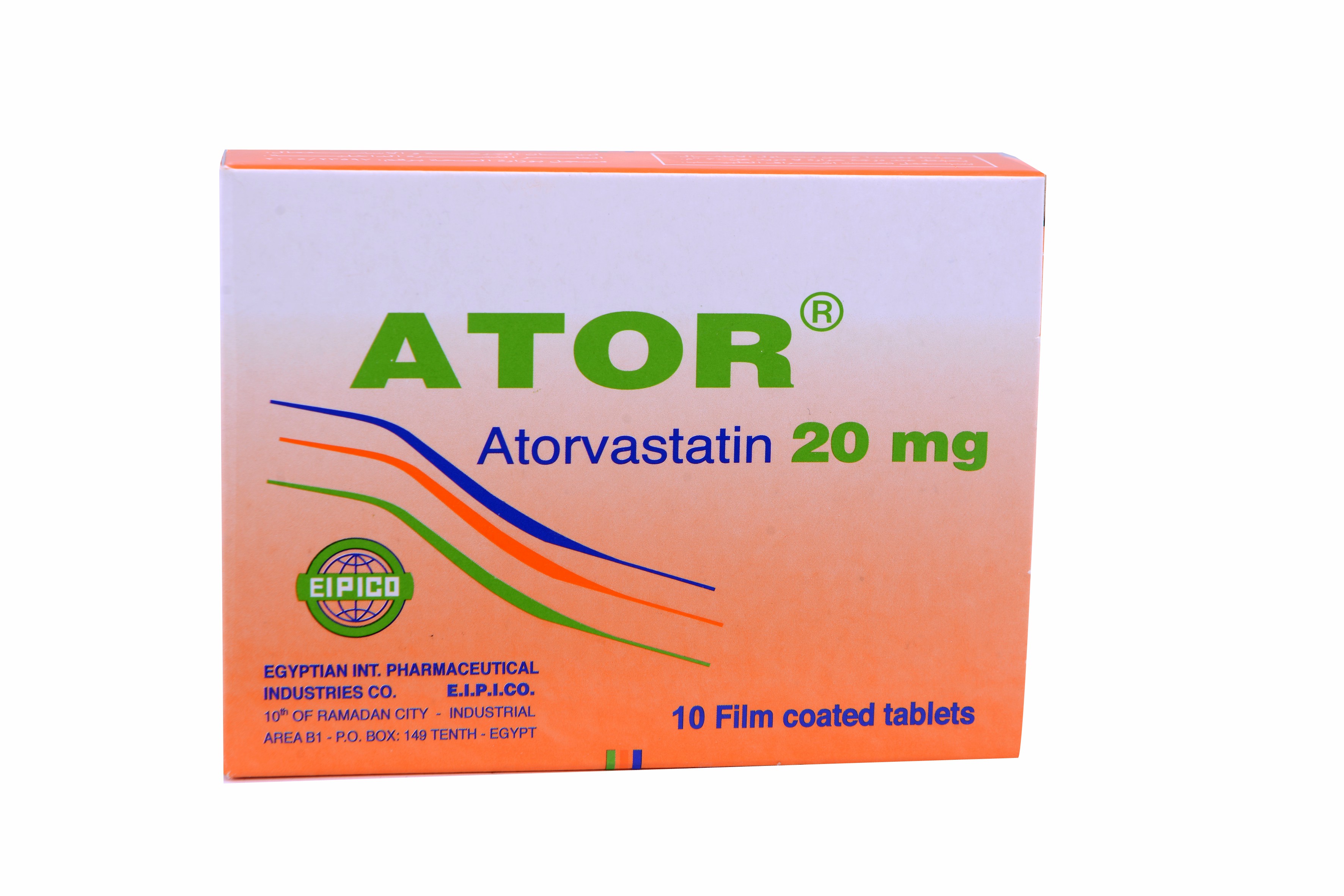 Ator 20mg 10 Tablets image number 0