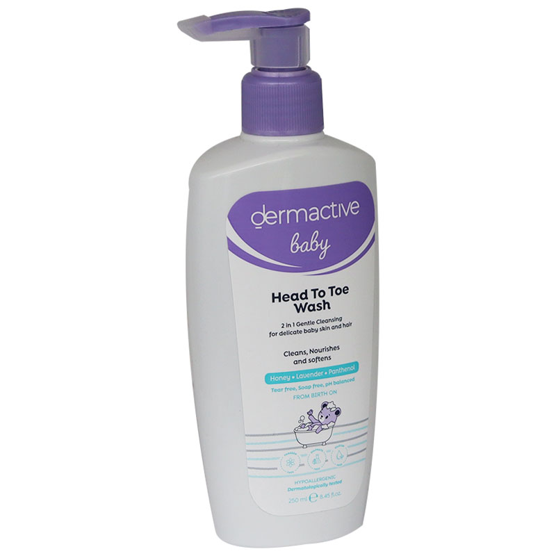 Dermactive Baby Head to Toe Wash 2 in 1 250ml image number 0
