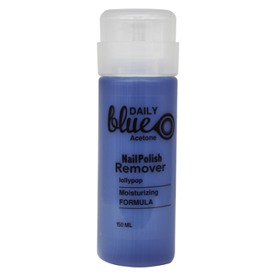 Daily Blue Nail Polish Remover Lollypop 150ml image number 0