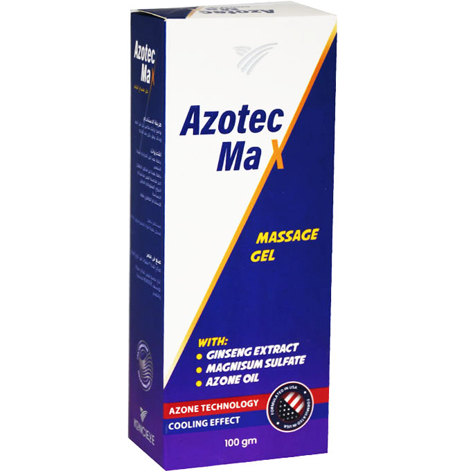 Azotec Max Massage Gel 100gm image number 0