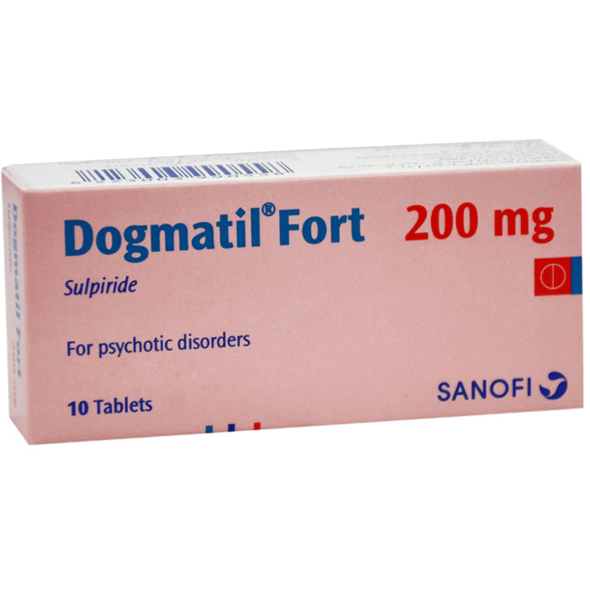 Dogmatil Fort 200mg 10 Tablets image number 0