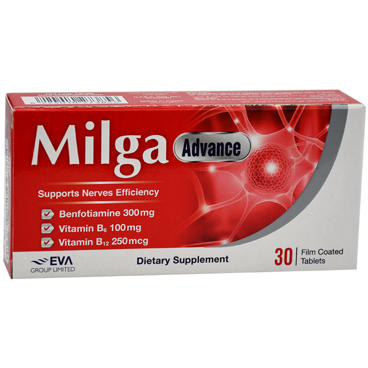 Milga Advance 300mg+100mg+250&micro; 30 Film Coated Tablets image number 0
