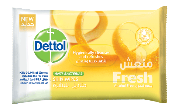 Dettol Anti Bacterial Fresh Wipes 10pcs image number 0
