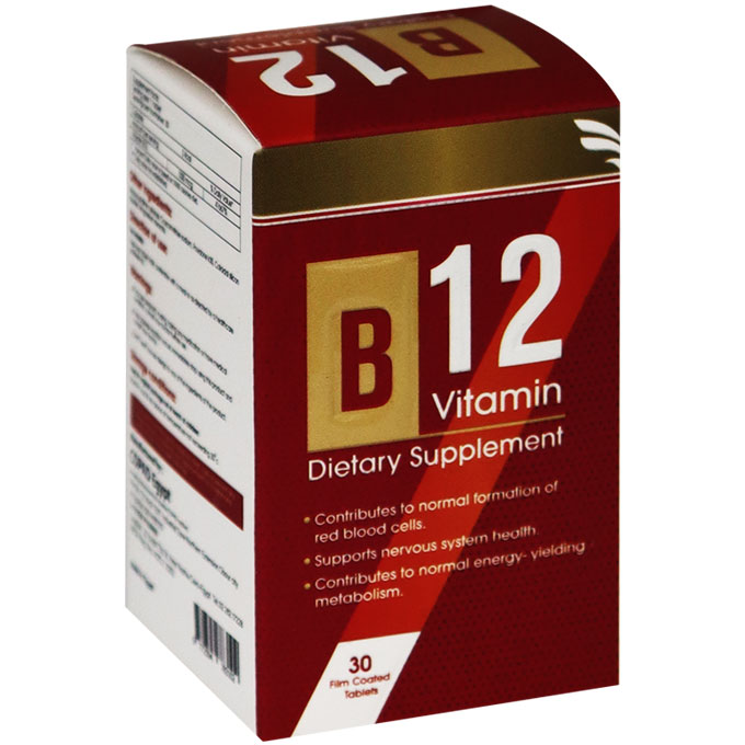 Vitamin B12 30 Film Coated Tablets image number 0