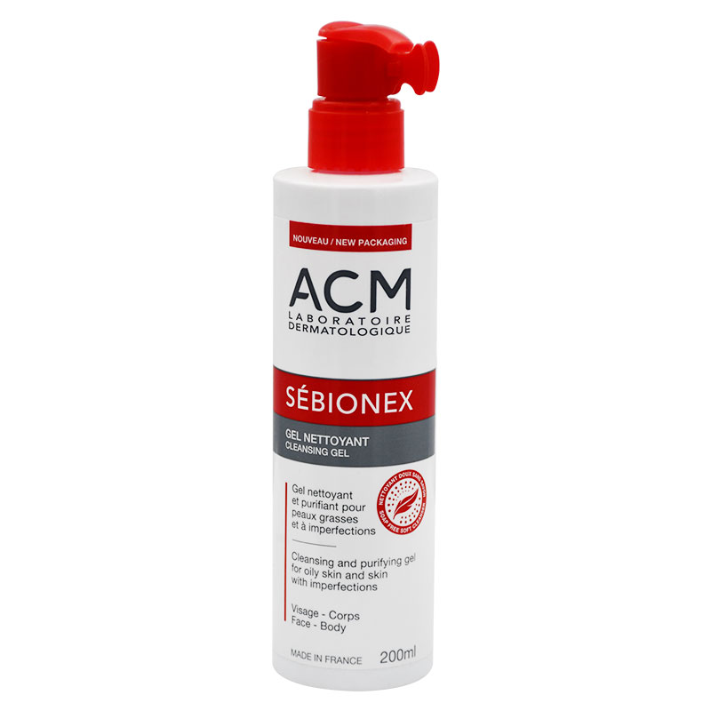 Acm Sebionex Foam Purifying Cleanser Gel Face/Body 200ml image number 0