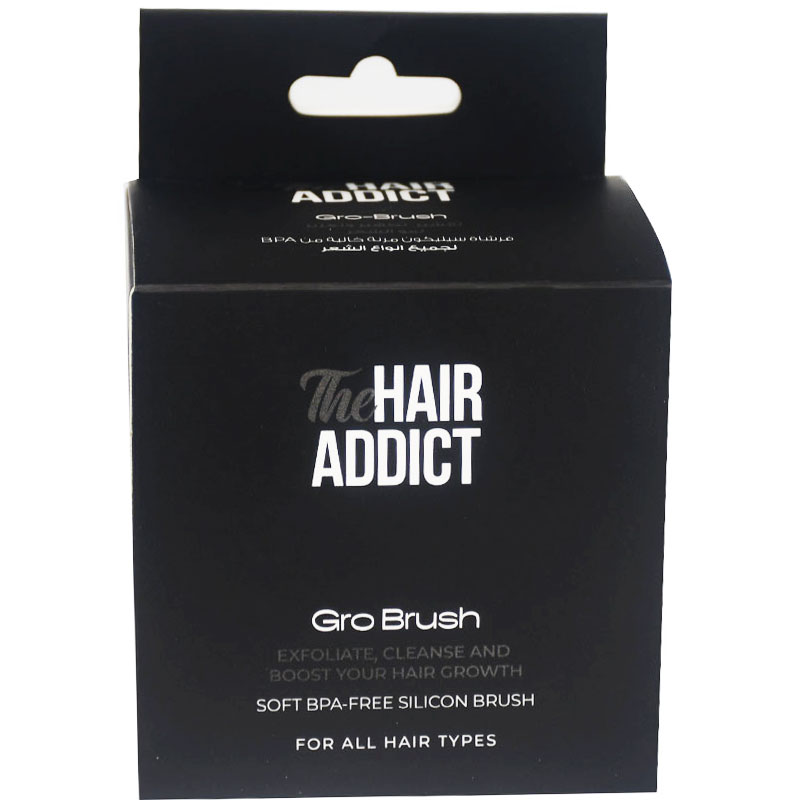 The Hair Addict Gro Brush Black image number 0