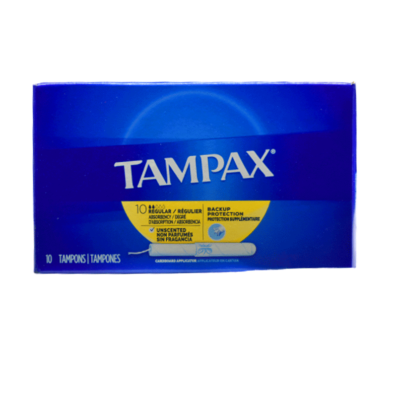 Tampax Tampons Regular 10pcs image number 0
