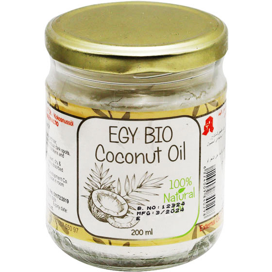 Egy Bio Natural Coconut Oil 200ml image number 0