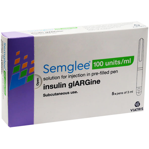 Semglee 100units/ml 3ml 5 Pre Filled Pen (Refrigerated) image number 0