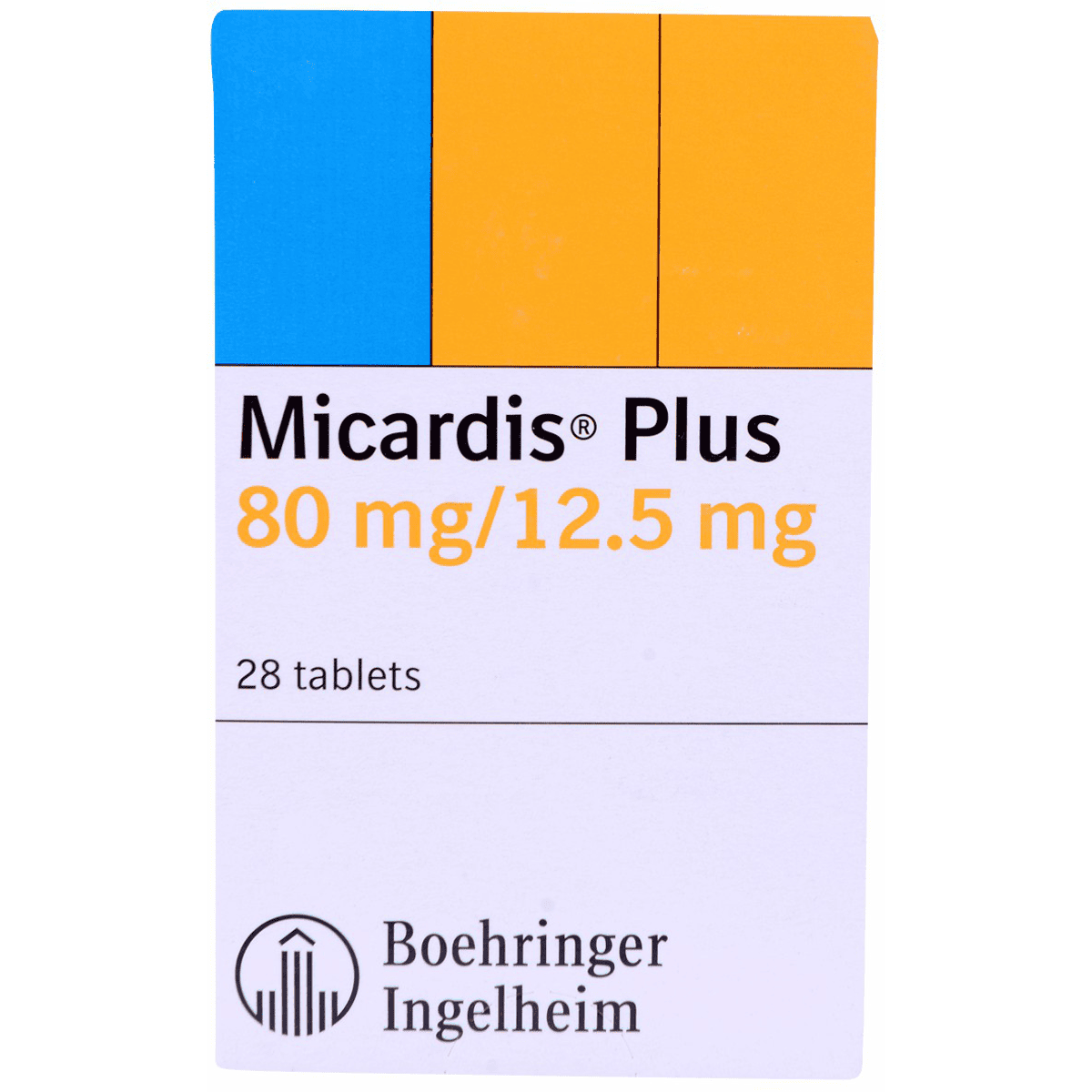 Micardis Plus 80mg/12.50mg 28 Tablets image number 0