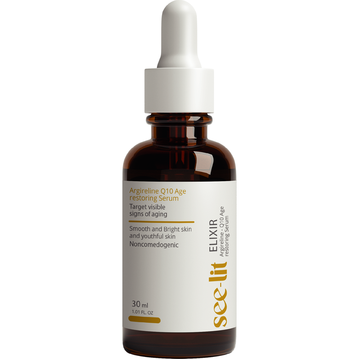 See Lit Elixir Argireline Q10 Age Restoring Serum 30ml image number 0