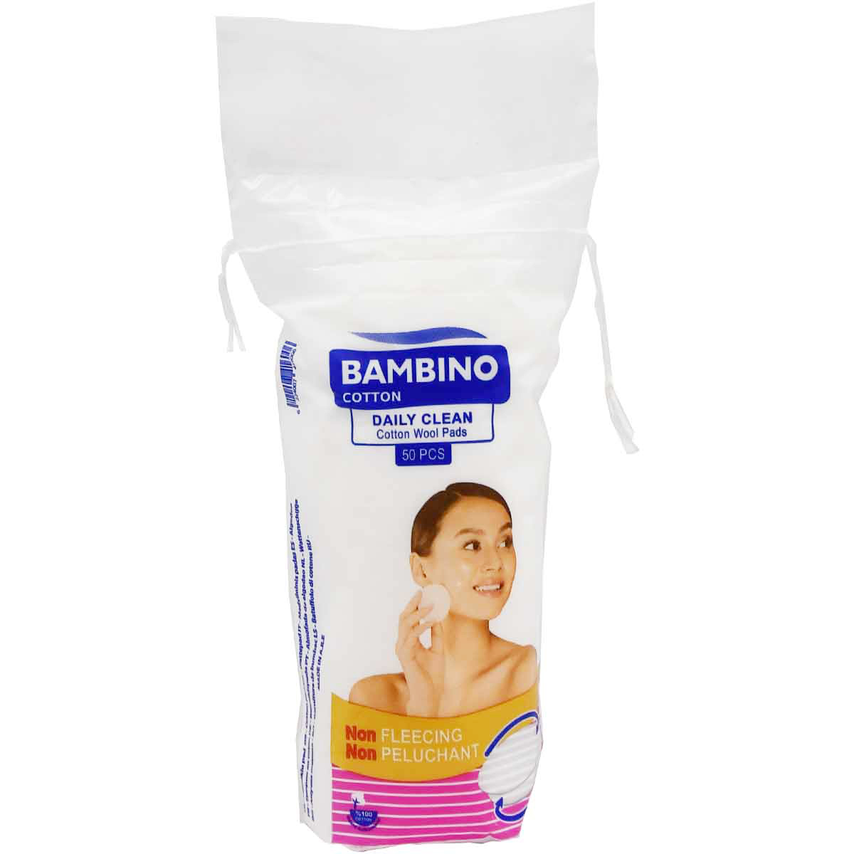 Bambino Daily Clean Cotton Pads 50 Pieces image number 0