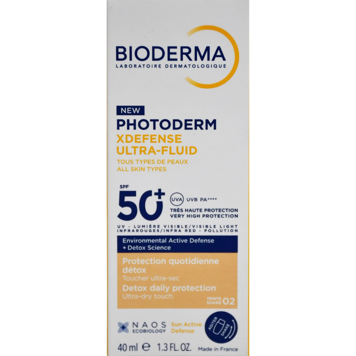 Bioderma Photoderm XDefense Ultra Fluid Tint 02 (50+) 40ml image number 0