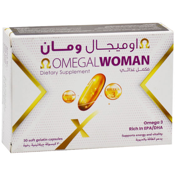 Omegal Woman 30 Soft Gelatin Capsules image number 0