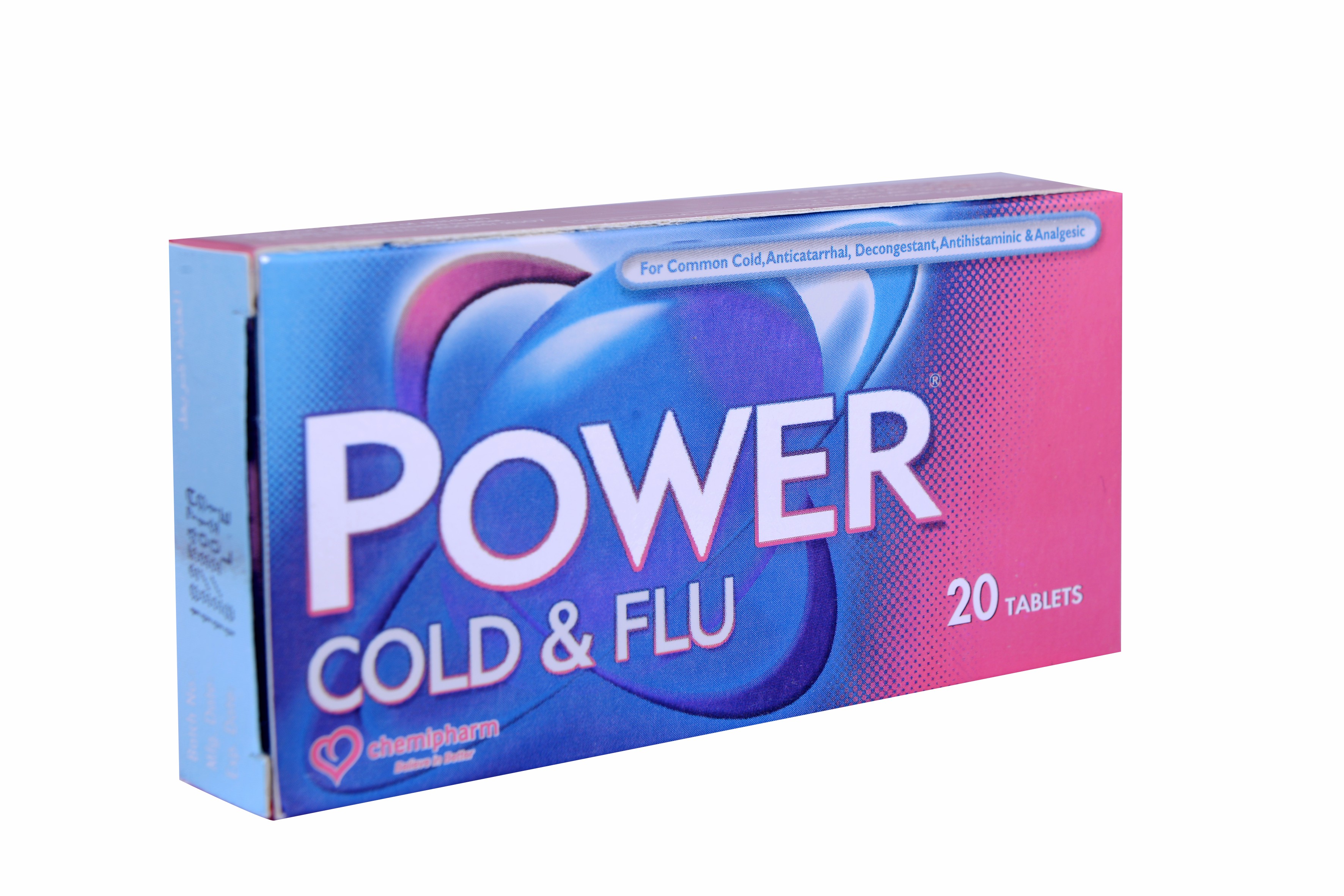 Power Cold & Flu 20 Tablets image number 0