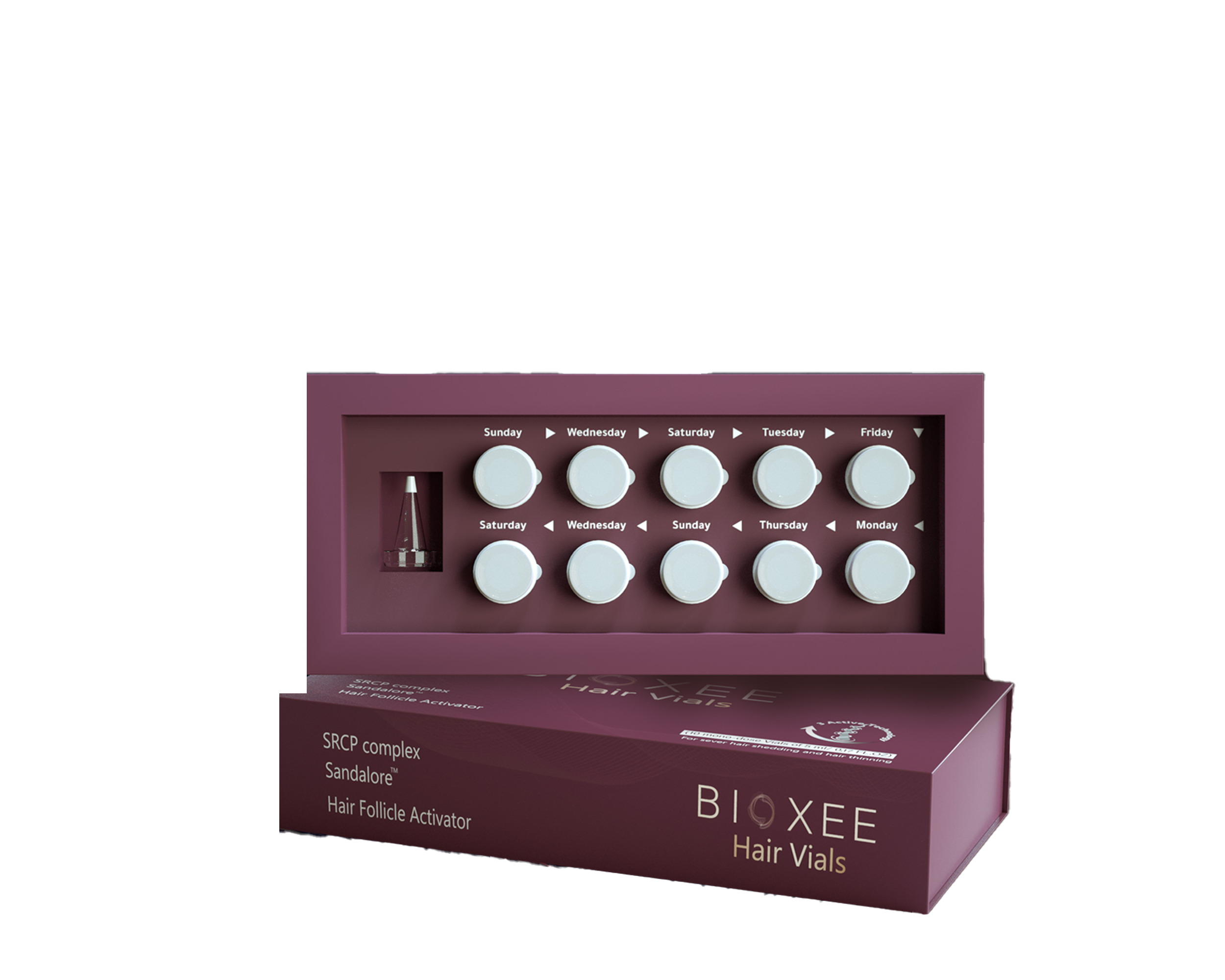 Bioxee for Shedding and Thinning Hair Vials 10x5 ml image number 0
