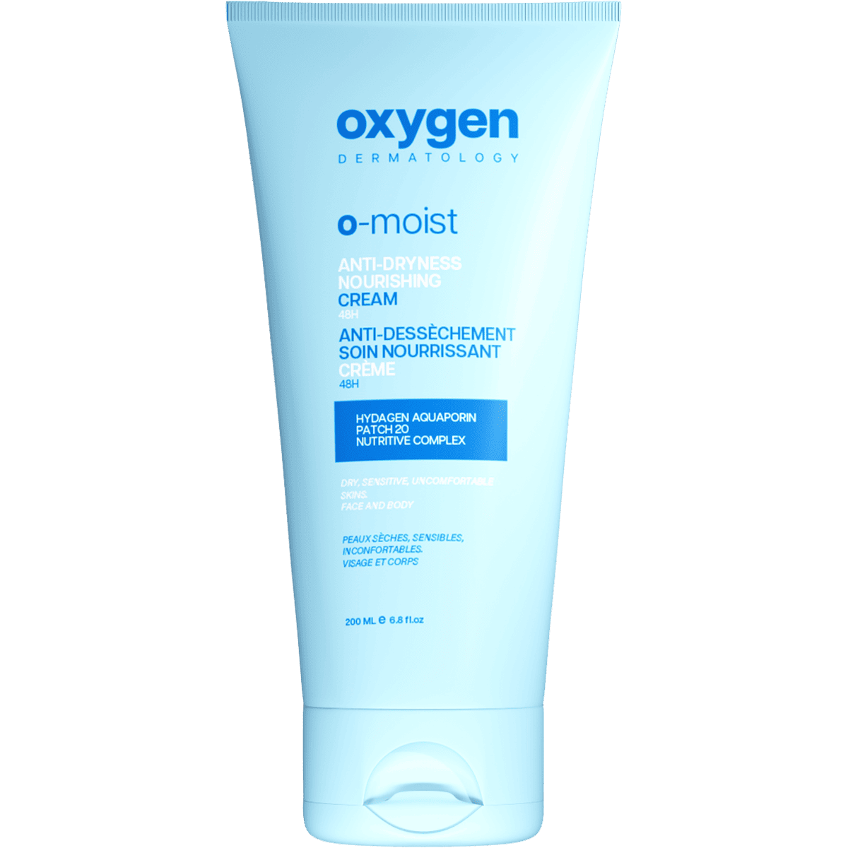 Oxygen O-Moist Anti Dryness Nourishing Cream 200ml image number 0