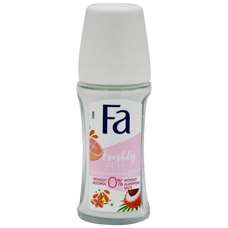 Fa Freshly Free Grapefruit&Luchee Deodorant Roll On 50ml image number 0