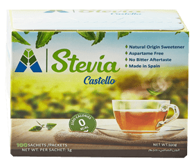Stevia Castello No Calorie Sweetener 100 Sachets X 1gm image number 0