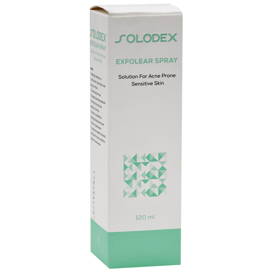Solodex Exfolear Spray Acne Prone Sensitive Skin 120ml image number 0