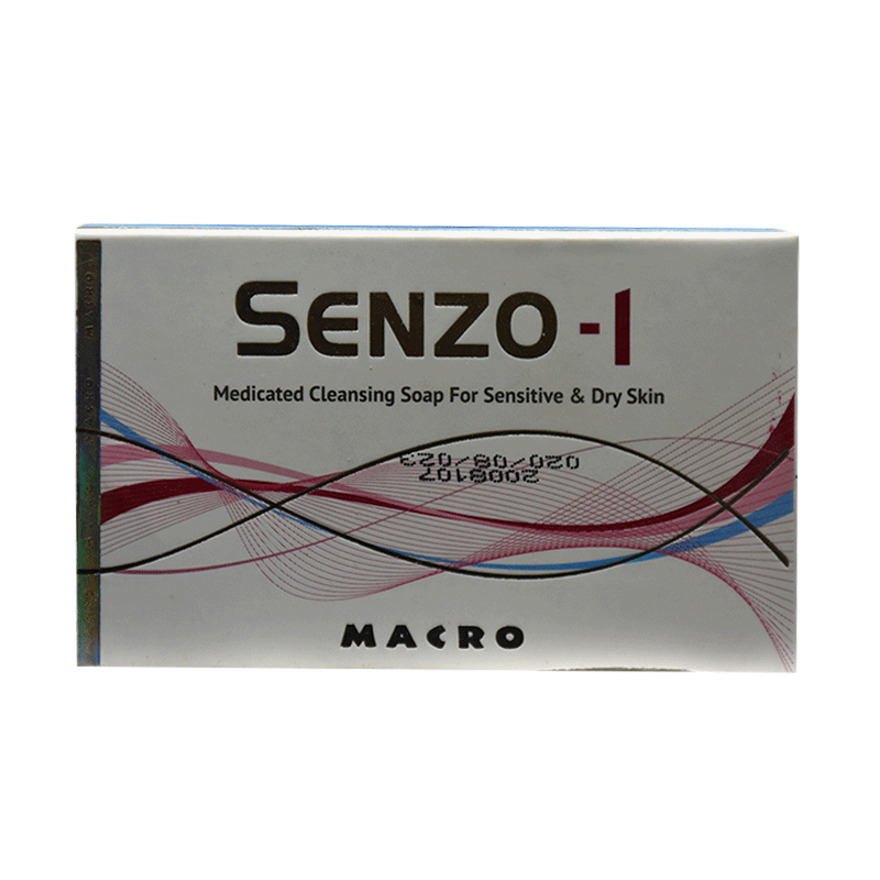 Senzo 1 Senstive & Dry Skin Care Soap 100gm image number 0