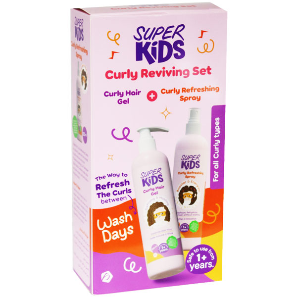 Super Kids Curly (Gel + Refreshing Spray) 250ml (Offer Pack) image number 0