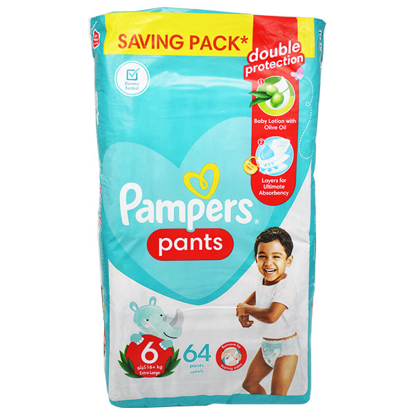 Pampers Pants(6)(16+K) Extra Large 64 pieces image number 0