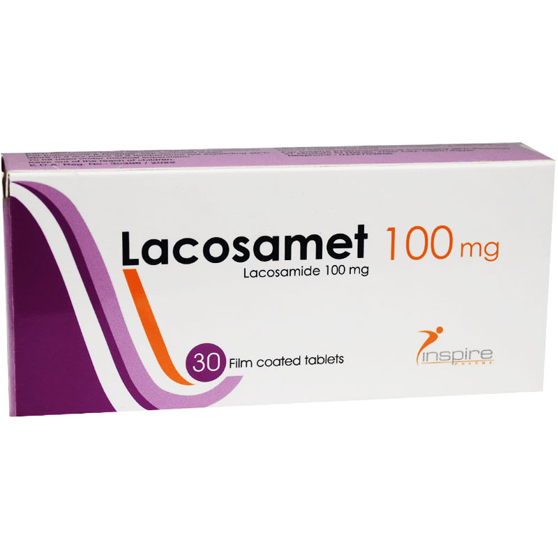 Lacosamet 100mg 30 Film Coated Tablets image number 0